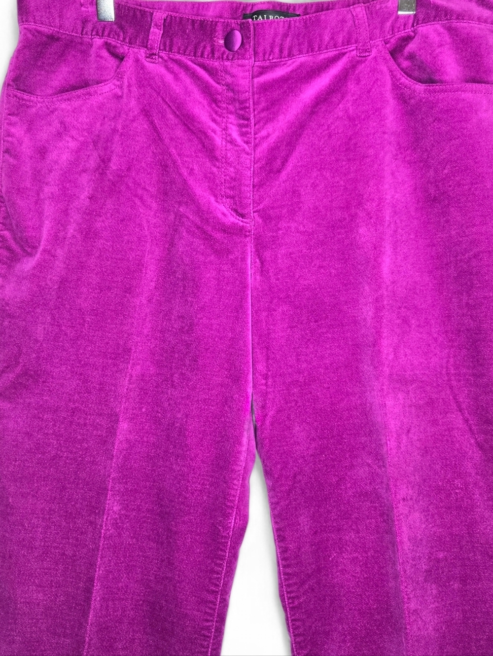 Talbots Velvet Jeans/pants, Fushia 16 - Picture 8 of 14